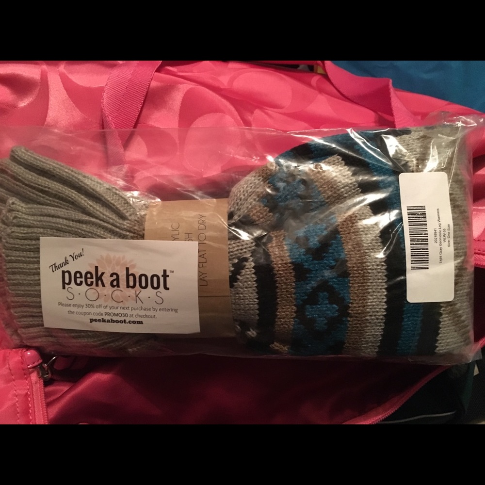 NWT leg warmers/boot cuffs